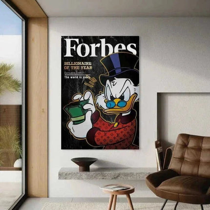 Billionaire of the year - Leinwandbild Motivation (Canvas) kaufen bei Linkreich – Jetzt entdecken!