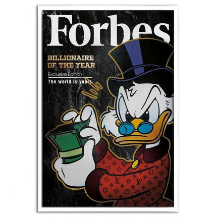 Billionaire of the year - Leinwandbild Motivation (Canvas) kaufen bei Linkreich – Jetzt entdecken!