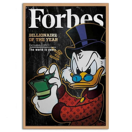 Billionaire of the year - Leinwandbild Motivation (Canvas) kaufen bei Linkreich – Jetzt entdecken!