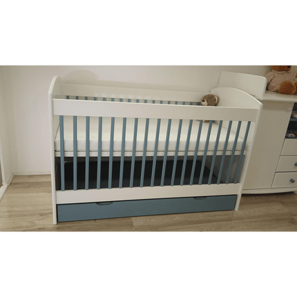 SEO. Bio Babybett 70x140cm aus Naturholz | Gitterbett aus massivem Holz | 100% Bio-Bett - Natur Linkreich