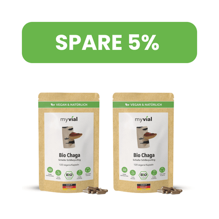 SEO. Bio Chaga Kapseln - 2er Pack - 5% Rabatt Linkreich
