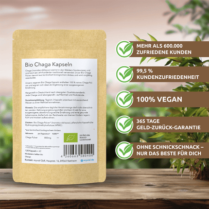 SEO. Bio Chaga Kapseln - Einzeln Linkreich