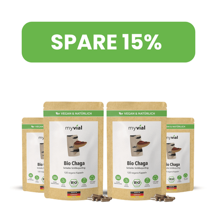 SEO. Bio Chaga Kapseln - 4er Pack - 15% Rabatt Linkreich