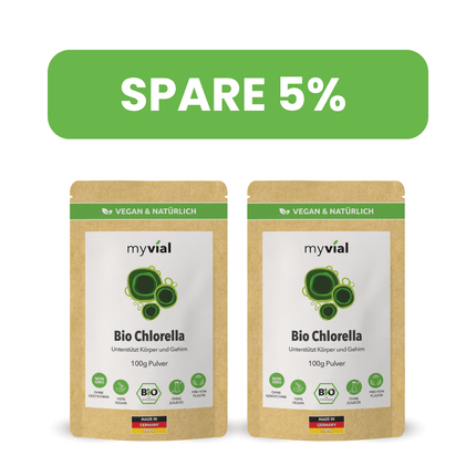 SEO. Bio Chlorella Pulver - 2er Pack - 5% Rabatt Linkreich