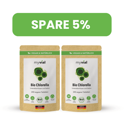 SEO. Bio Chlorella Tabletten Presslinge - 2er Pack - 5% Rabatt Linkreich
