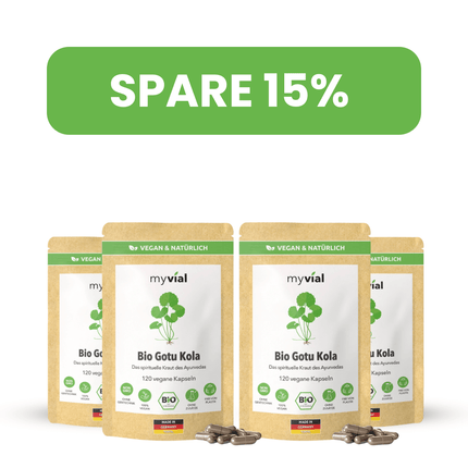 SEO. Bio Gotu Kola Kapseln - 4er Pack - 15% Rabatt Linkreich