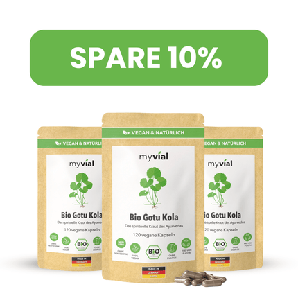 SEO. Bio Gotu Kola Kapseln - 3er Pack - 10% Rabatt Linkreich