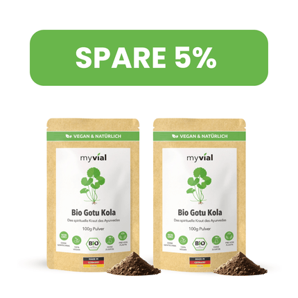 SEO. Bio Gotu Kola Pulver - 2er Pack - 5% Rabatt Linkreich