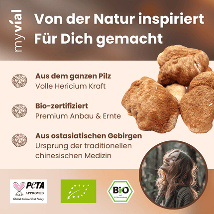 SEO. Bio Hericium Kapseln Lionsmane - Einzeln Linkreich