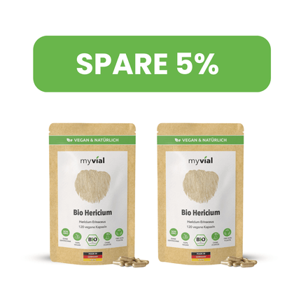 SEO. Bio Hericium Kapseln Lionsmane - 2er Pack - 5% Rabatt Linkreich
