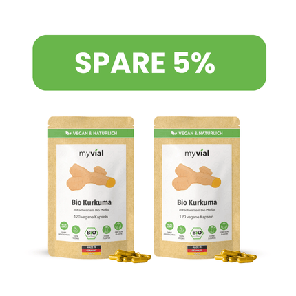 SEO. Bio Kurkuma Kapseln mit schwarzem Bio Pfeffer - 2er Pack - 5% Rabatt Linkreich