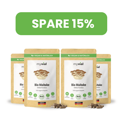 SEO. Bio Maitake Kapseln - 4er Pack - 15% Rabatt Linkreich