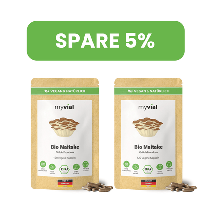 SEO. Bio Maitake Kapseln - 2er Pack - 5% Rabatt Linkreich