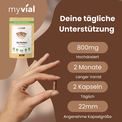 SEO. Bio Maitake Kapseln - Einzeln Linkreich