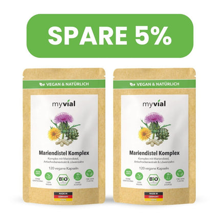 SEO. Bio Mariendistel Leber Komplex Kapseln - 2er Pack - 5% Rabatt Linkreich