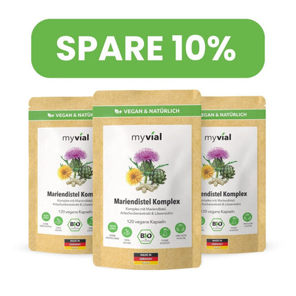 SEO. Bio Mariendistel Leber Komplex Kapseln - 3er Pack - 10% Rabatt Linkreich