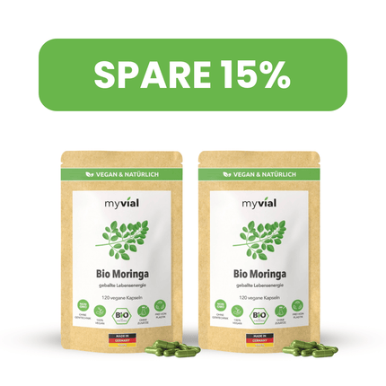SEO. Bio Moringa Kapseln - 4er Pack - 15% Rabatt Linkreich