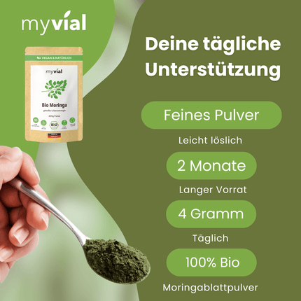 SEO. Bio Moringa Pulver - Einzeln Linkreich