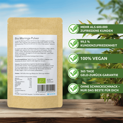 SEO. Bio Moringa Pulver - Einzeln Linkreich