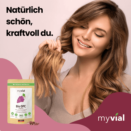 SEO. Bio OPC Kapseln – Mit Traubenkern, Aroniapulver & Vitamin C - Einzeln Linkreich