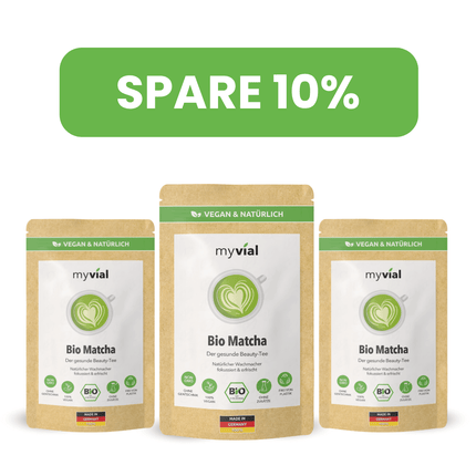 SEO. Bio Premium Matcha Pulver aus Japan - 3er Pack - 10% Rabatt Linkreich