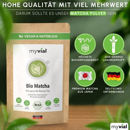 SEO. Bio Premium Matcha Pulver aus Japan - Einzeln Linkreich