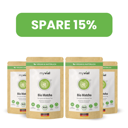 SEO. Bio Premium Matcha Pulver aus Japan - 4er Pack - 15% Rabatt Linkreich