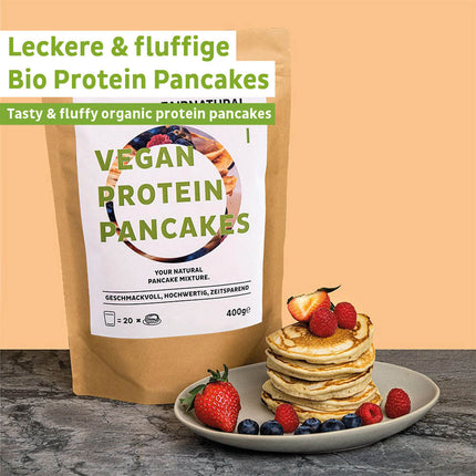 Bio Protein Pancakes Vegan (Nahrungsergänzungsmittel) kaufen bei Linkreich – Jetzt entdecken!