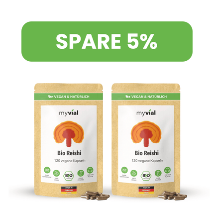 SEO. Bio Reishi Kapseln - 2er Pack - 5% Rabatt Linkreich