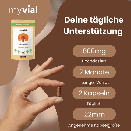 SEO. Bio Reishi Kapseln - Einzeln Linkreich