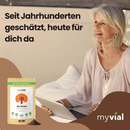 SEO. Bio Reishi Pulver - Einzeln Linkreich