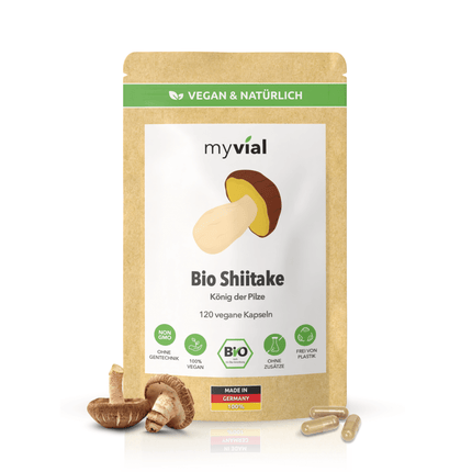 SEO. Bio Shiitake Kapseln - Einzeln Linkreich