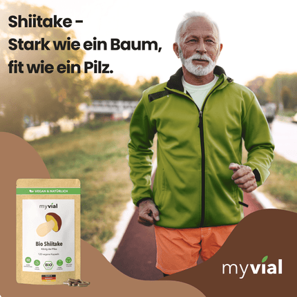 SEO. Bio Shiitake Kapseln - Einzeln Linkreich