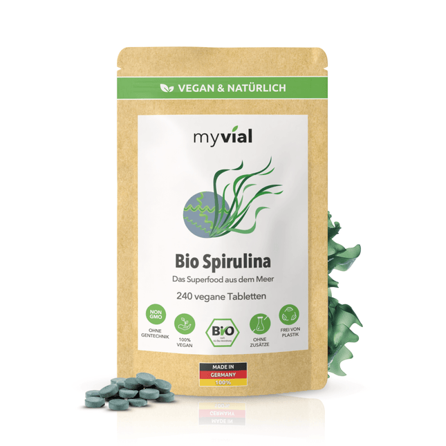 SEO. Bio Spirulina Tabletten Presslinge - Einzeln Linkreich