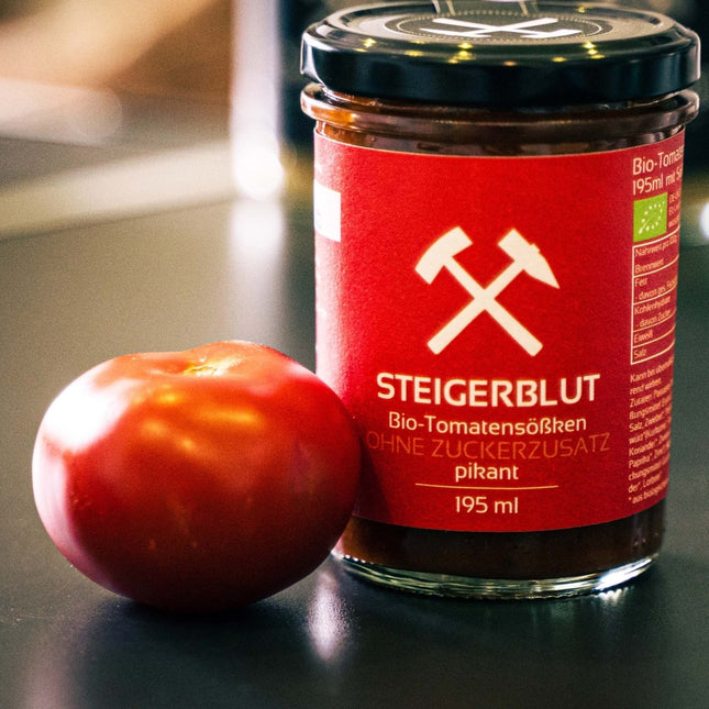 SEO. Bio Tomatensauce "Steigerblut" 195ml (DE - ÖKO - 037) - Linkreich
