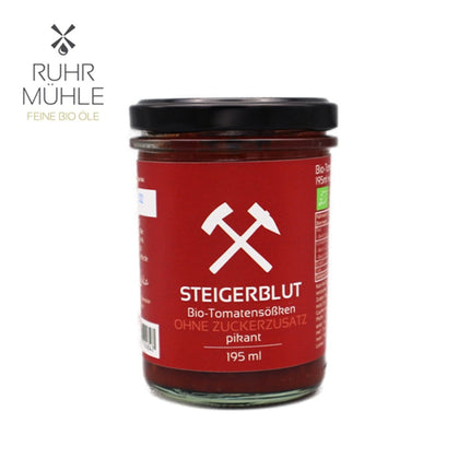 SEO. Bio Tomatensauce "Steigerblut" 195ml (DE - ÖKO - 037) - Linkreich