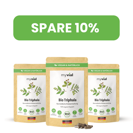 SEO. Bio Triphala Kapseln - 3er Pack - 10% Rabatt Linkreich
