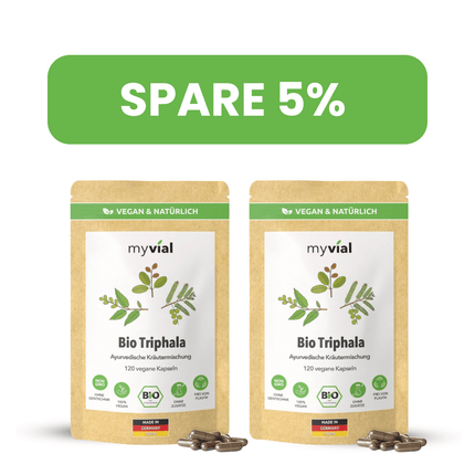 SEO. Bio Triphala Kapseln - 2er Pack - 5% Rabatt Linkreich