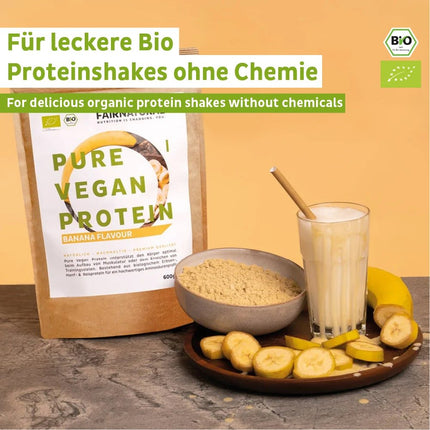 Bio Veganes Proteinpulver Banane ohne Soja (Nahrungsergänzungsmittel) kaufen bei Linkreich – Jetzt entdecken!