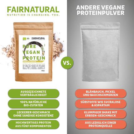 Bio Veganes Proteinpulver Vanille ohne Soja (Nahrungsergänzungsmittel) kaufen bei Linkreich – Jetzt entdecken!