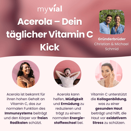 SEO. Bio Vitamin C Kapseln aus Acerola - Einzeln Linkreich
