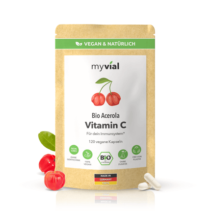 SEO. Bio Vitamin C Kapseln aus Acerola - Einzeln Linkreich