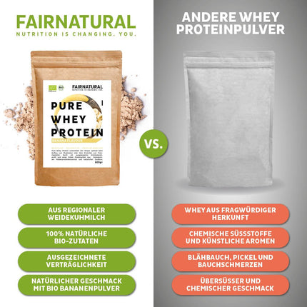 Bio Whey Protein Pulver Banane (Nahrungsergänzungsmittel) kaufen bei Linkreich – Jetzt entdecken!