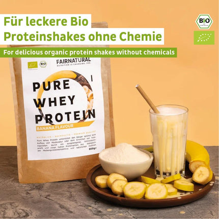 Bio Whey Protein Pulver Banane (Nahrungsergänzungsmittel) kaufen bei Linkreich – Jetzt entdecken!