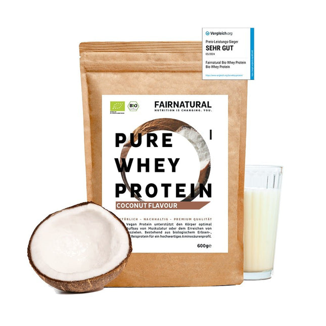 Bio Whey Protein Pulver Kokos (Nahrungsergänzungsmittel) kaufen bei Linkreich – Jetzt entdecken!