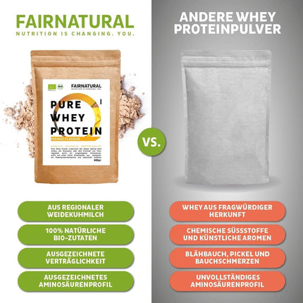 Bio Whey Protein Pulver Mango (Nahrungsergänzungsmittel) kaufen bei Linkreich – Jetzt entdecken!