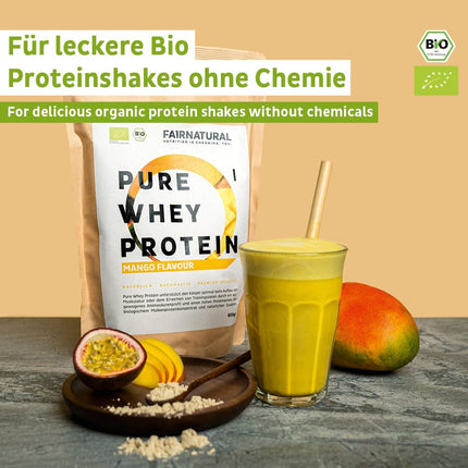 Bio Whey Protein Pulver Mango (Nahrungsergänzungsmittel) kaufen bei Linkreich – Jetzt entdecken!