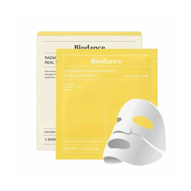 SEO. Biodance Radiant Vita Niacinamide Real Deep Mask 34g 1 Stück - Linkreich