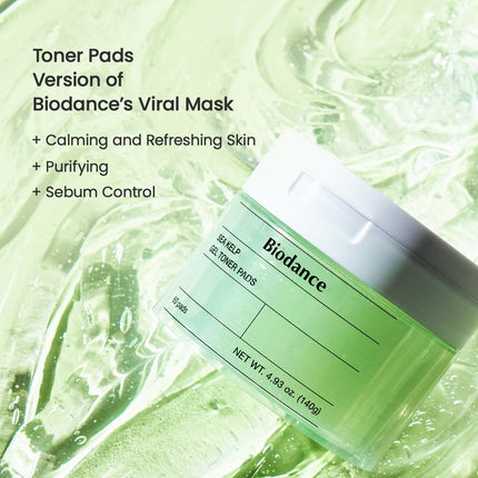 Biodance Sea Kelp Gel Toner Pads 140g