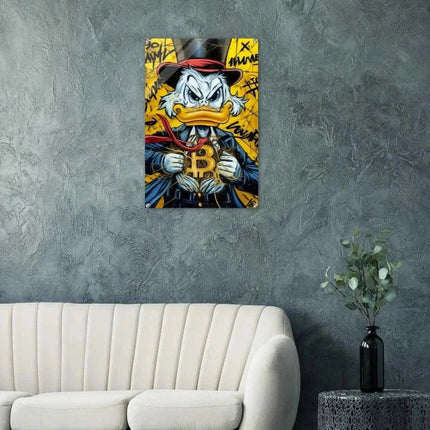 Bitcoin Duck - Leinwandbild Pop Art (Canvas) kaufen bei Linkreich – Jetzt entdecken!